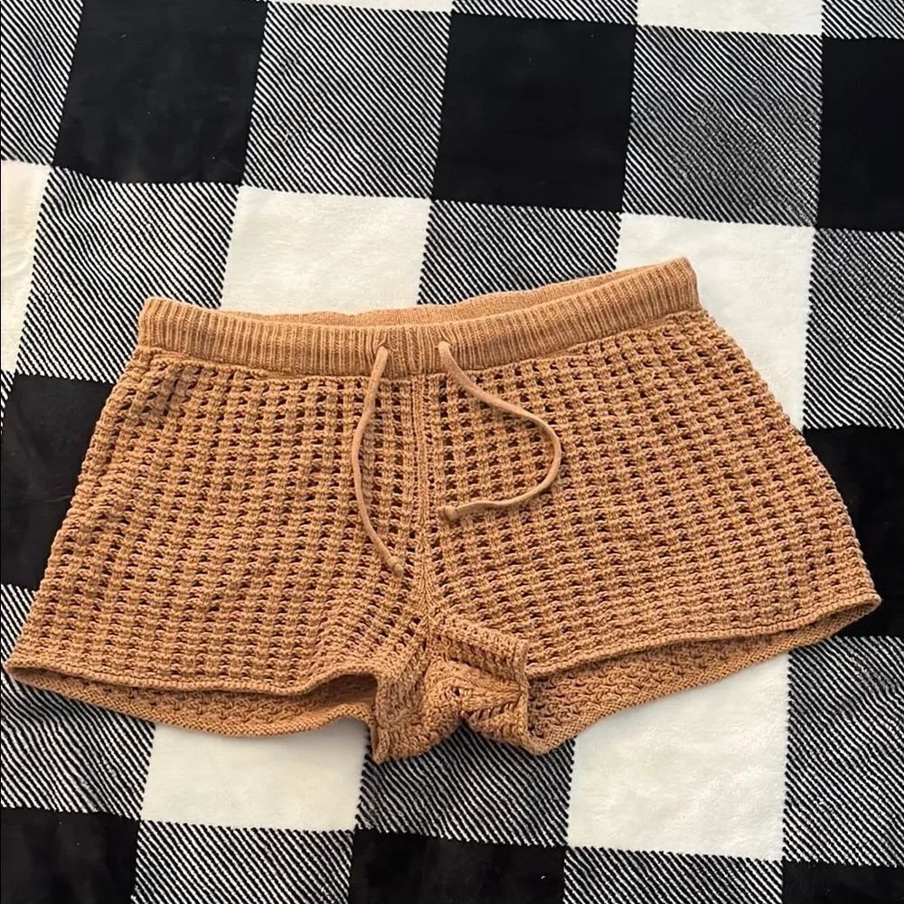 Wild Fable Tan Knit Shorts